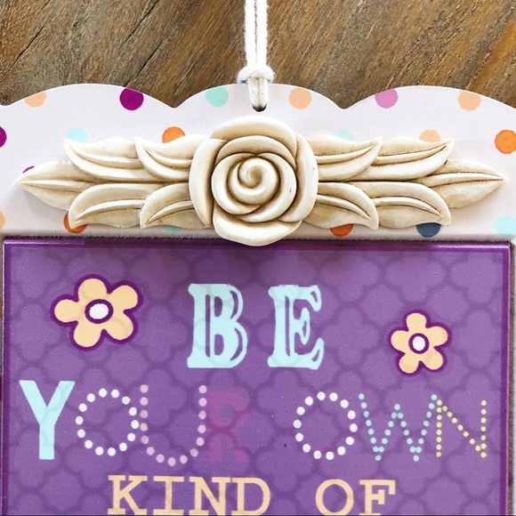 Purple Inspirational Sign Home Decor - Picture 6 of 7